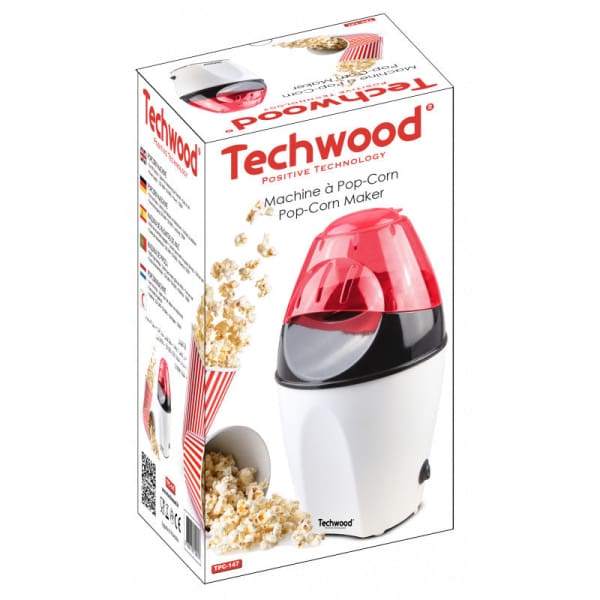 Machine à pop corn TECHWOOD 1290W Blanc & rouge (TPC-147) Machine à pop corn TECHWOOD 1290W Blanc & rouge (TPC-147)